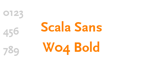 Scala Sans W04 Bold