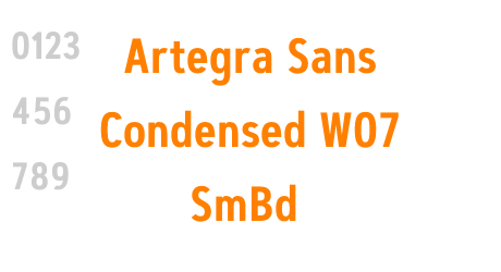 Artegra Sans Condensed W07 SmBd
