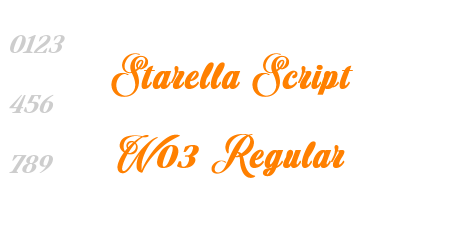Starella Script W03 Regular