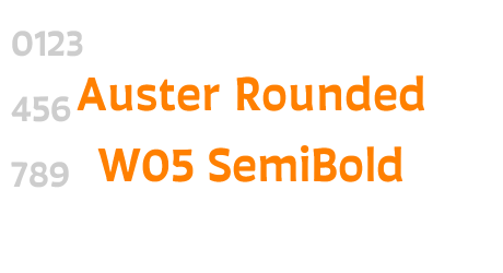 Auster Rounded W05 SemiBold