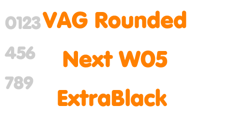 VAG Rounded Next W05 ExtraBlack