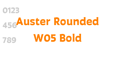 Auster Rounded W05 Bold