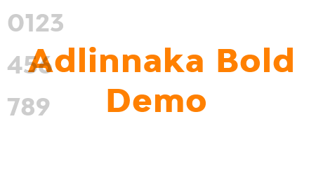 Adlinnaka Bold Demo