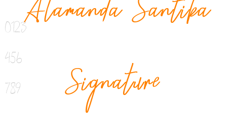 Alamanda Santika Signature
