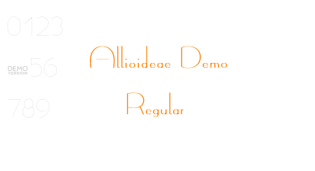 Allioideae Demo Regular
