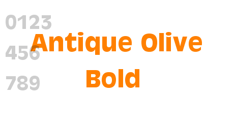 Antique Olive Bold