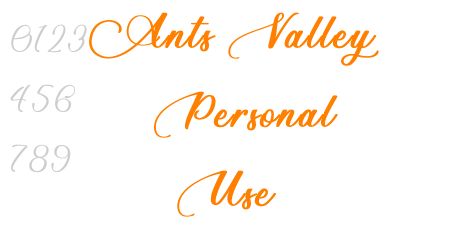 Ants Valley – Personal Use