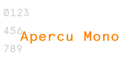 Apercu Mono