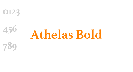 Athelas Bold