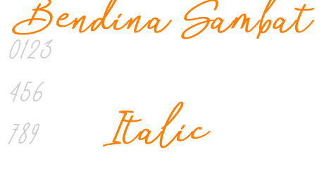 Bendina Sambat Italic