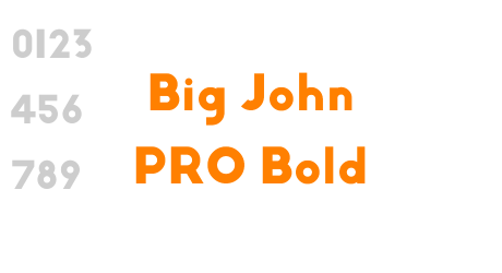 Big John PRO Bold