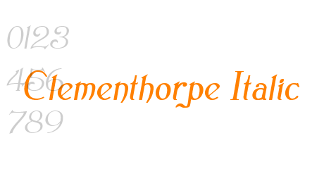 Clementhorpe Italic