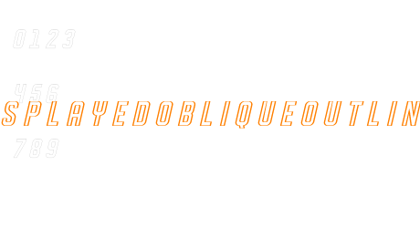 DISPLAYEDObliqueoutline