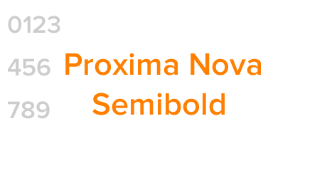 Proxima Nova Semibold