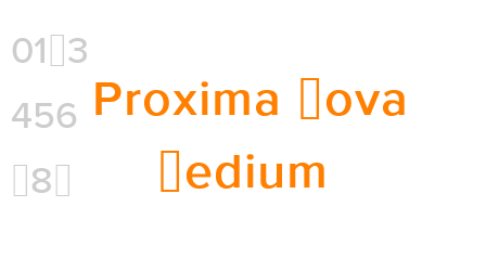 Proxima Nova Medium