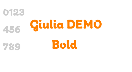 Giulia DEMO Bold