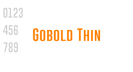 Gobold Thin