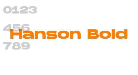 Hanson Bold