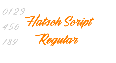 Hatsch Script Regular