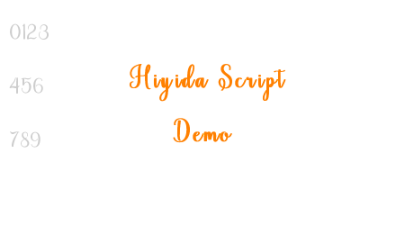 Hiyida Script Demo