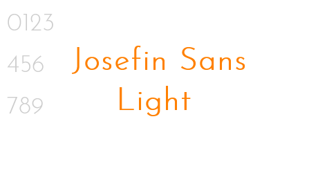 Josefin Sans Light