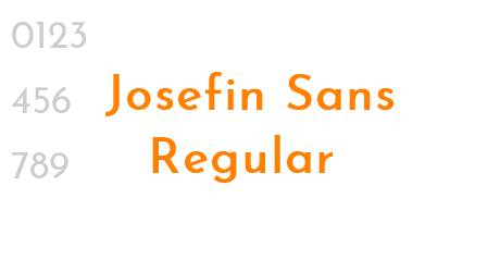 Josefin Sans Regular