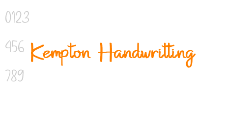 Kempton Handwritting