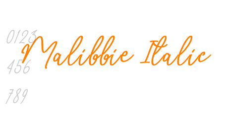 Malibbie Italic