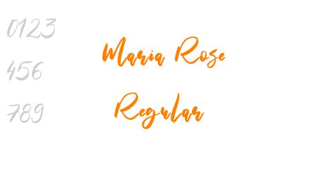 Maria Rose Regular