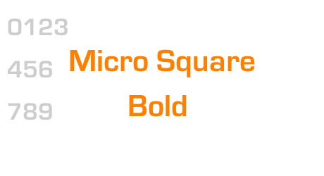 Micro Square Bold