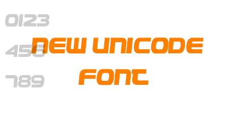New Unicode Font