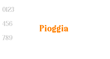 Pioggia