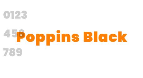 Poppins Black