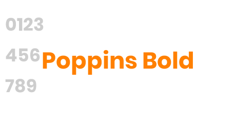 Poppins Bold