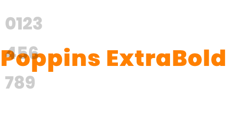 Poppins ExtraBold