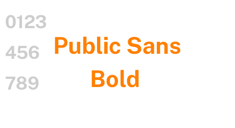 Public Sans Bold