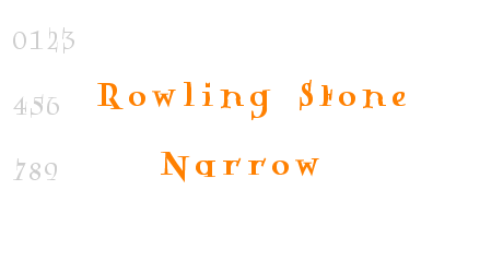 Rowling Stone Narrow