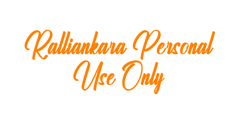 Ralliankara Personal Use Only