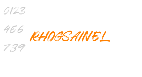 Rhogsainel