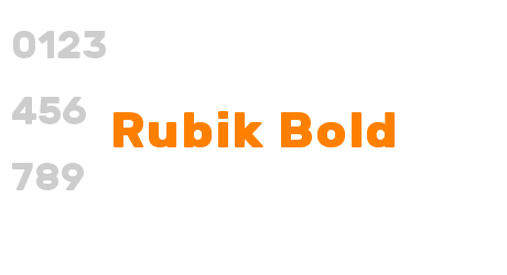 Rubik Bold