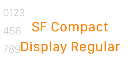SF Compact Display Regular