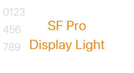 SF Pro Display Light