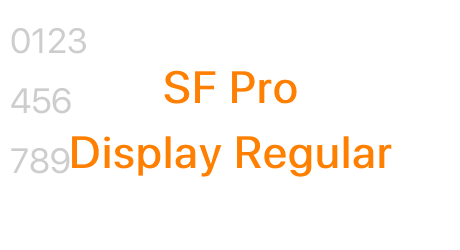 SF Pro Display Regular