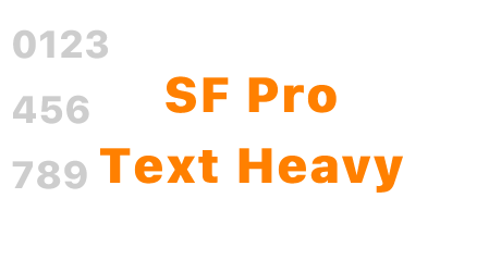 SF Pro Text Heavy
