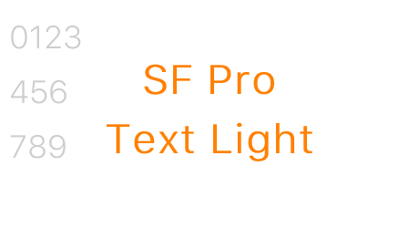 SF Pro Text Light