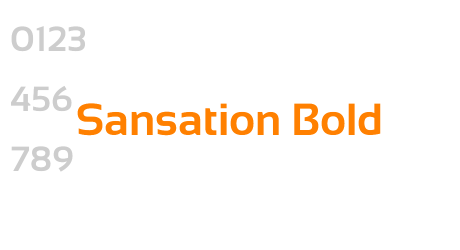 Sansation Bold