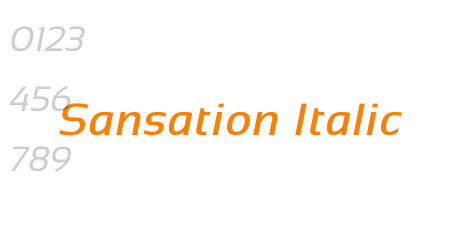 Sansation Italic