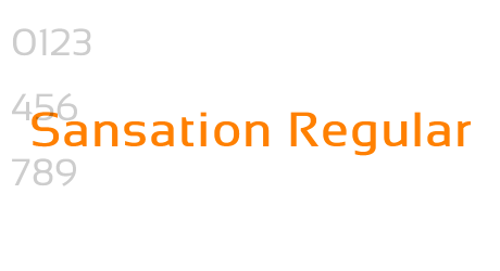 Sansation Regular