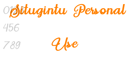 Situgintu Personal Use