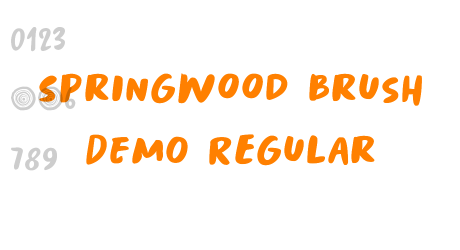 Springwood Brush DEMO Regular